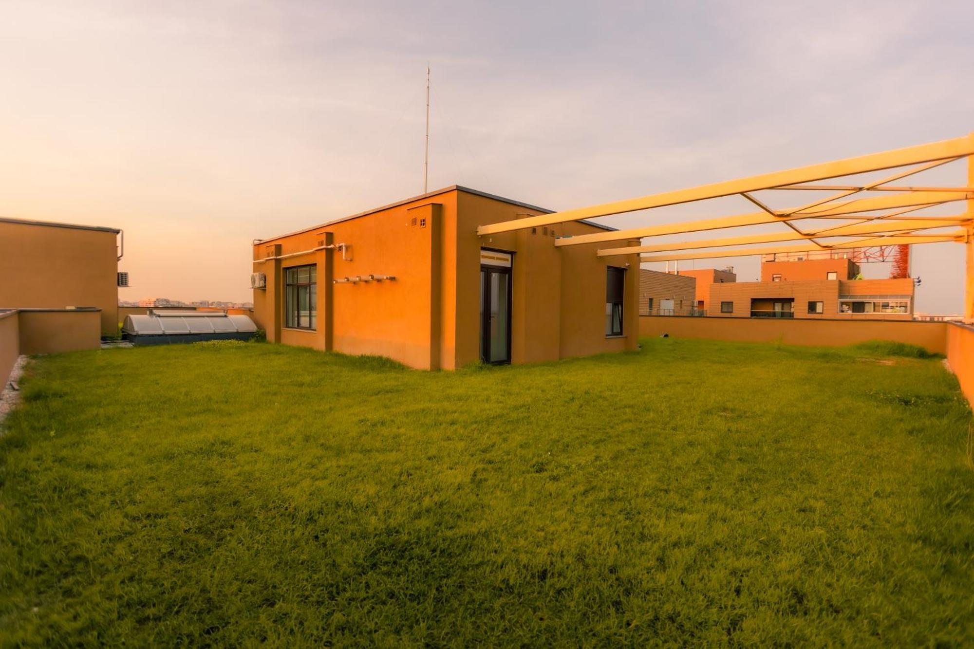 Sunset Apartment - Central Apt With Rooftop Garden Boekarest Buitenkant foto